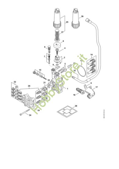 Picture of Pompa, blocco valvole RE 140 PLUS