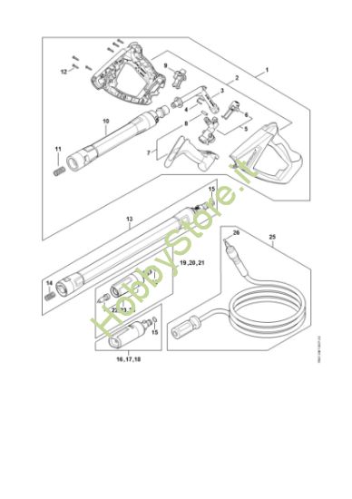 Picture of Pistola, tubo nebulizzatore RE 150 PLUS