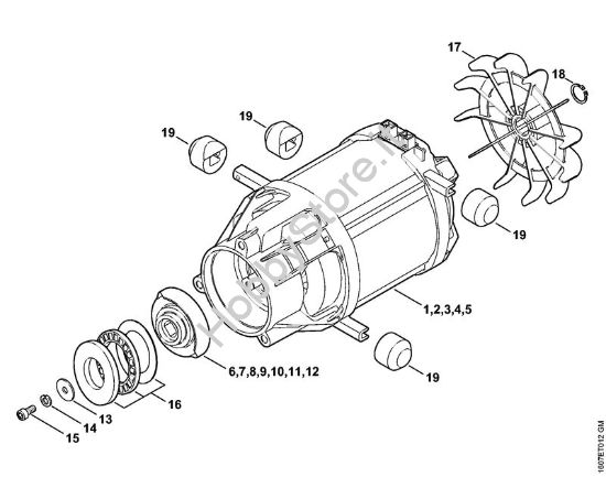 Elettromotore Idropulitrice elettrica (RE) RE 163 della marca STIHL