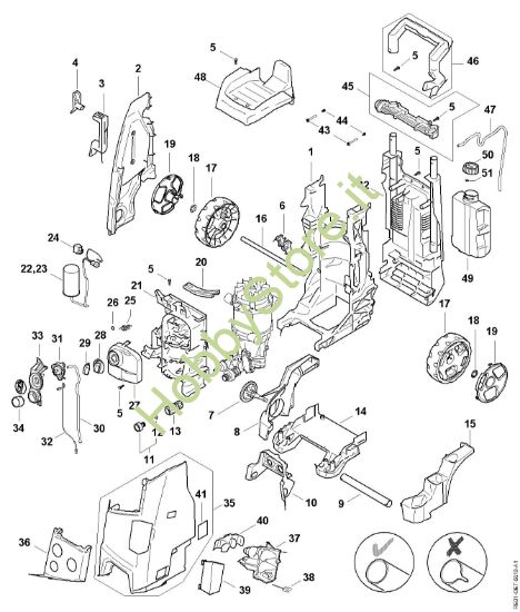 Picture of Carrello, Condotto aria, Cappottatura, Scatola interruttore RE 170 PLUS RE 170 PLUS