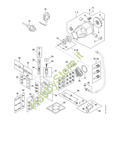 Picture of Elettromotore, Cavo di collegamento, Blocco valvola, Pompa RE 170 PLUS RE 170 PLUS
