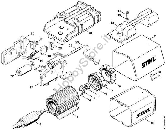 Elettromotore RE 220 K, 240 K, interruttore a pedale RE 240 K Idropulitrice elettrica (RE) RE 220 K della marca STIHL