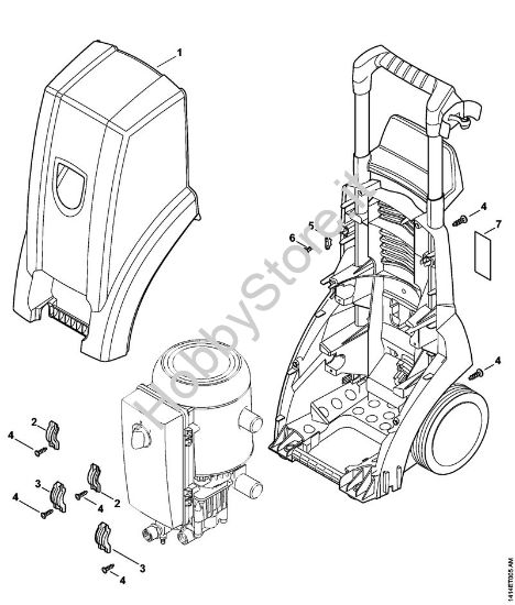 Cappottatura Idropulitrice elettrica (RE) RE 230 della marca STIHL