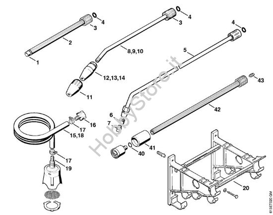 Attrezzi, accessorio a richiesta Idropulitrice elettrica (RE) RE 240 K della marca STIHL