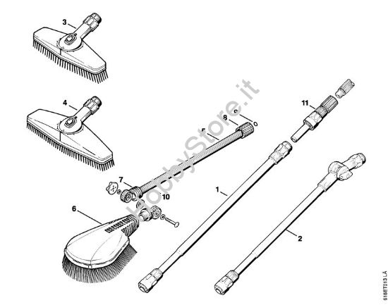 Attrezzi, accessorio a richiesta Idropulitrice elettrica (RE) RE 250 K della marca STIHL