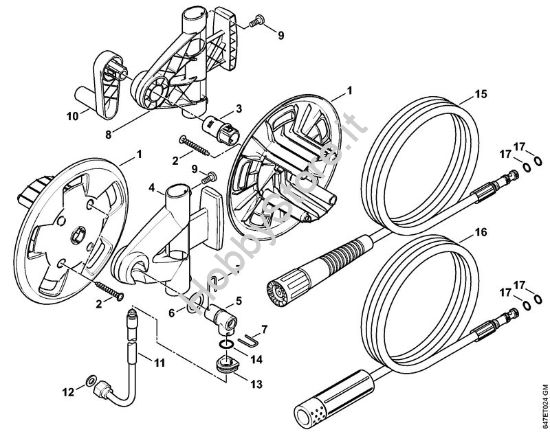 Tamburo avvolgi-flessibile Idropulitrice elettrica (RE) RE 271 PLUS della marca STIHL
