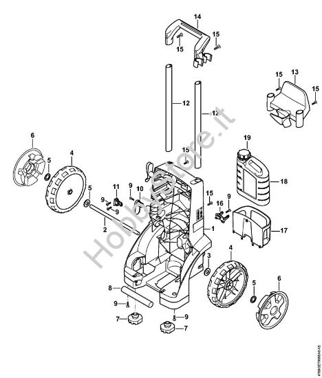 Carrello Idropulitrice elettrica (RE) RE 282 PLUS della marca STIHL