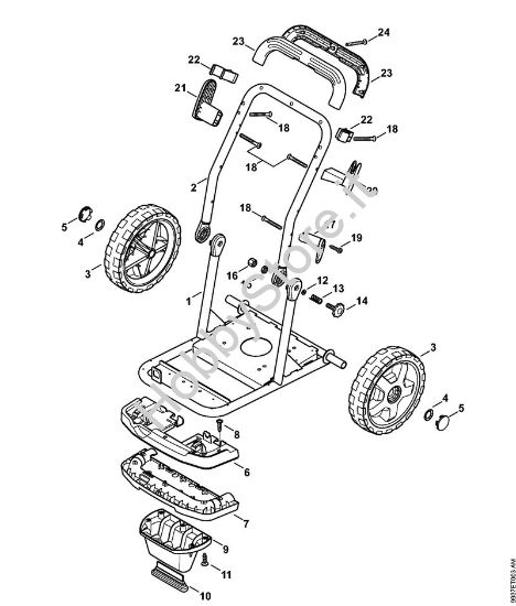 Carrello Idropulitrice elettrica (RE) RE 362 PLUS della marca STIHL