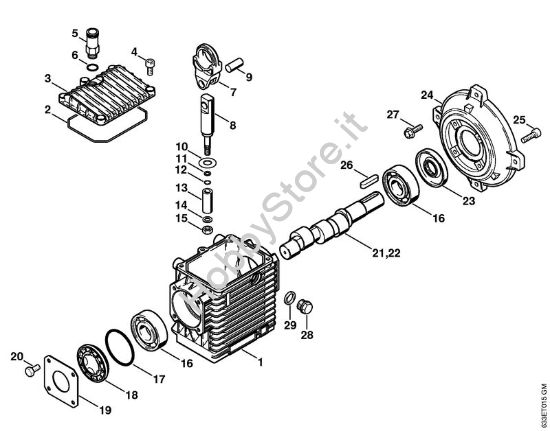 Pompa Idropulitrice elettrica (RE) RE 460 K della marca STIHL