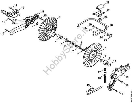 Tamburo avvolgi-flessibile Idropulitrice elettrica (RE) RE 462 PLUS della marca STIHL
