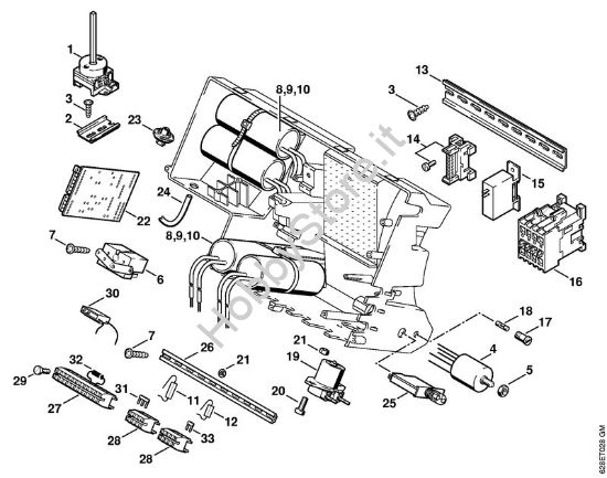 Cassetta di distribuzione Idropulitrice elettrica (RE) RE 500 W della marca STIHL