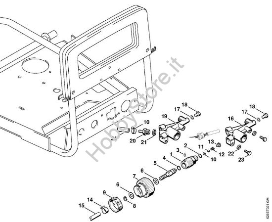 Valvola dosatrice Idropulitrice elettrica (RE) RE 500 W della marca STIHL