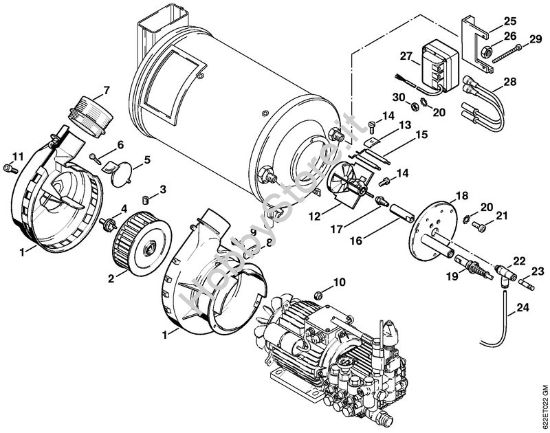 Bruciatore Idropulitrice elettrica (RE) RE 520 W della marca STIHL