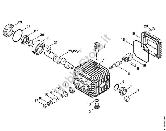 Pompa Idropulitrice elettrica (RE) RE 520 W della marca STIHL