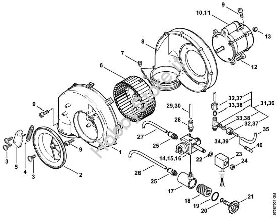 Bruciatore Idropulitrice elettrica (RE) RE 521 della marca STIHL
