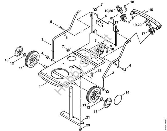 Carrello Idropulitrice elettrica (RE) RE 521 della marca STIHL