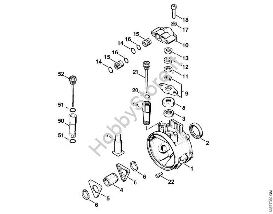 Corpo pompa Idropulitrice elettrica (RE) RE 530 W della marca STIHL