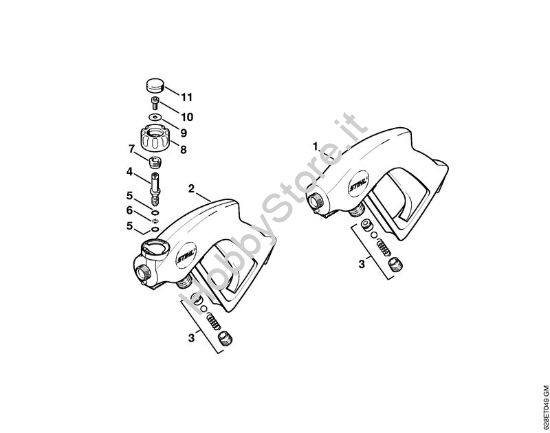 Pistola Idropulitrice elettrica (RE) RE 530 W della marca STIHL