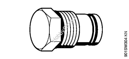 Tappo a vite Idropulitrice elettrica (RE) RE 550 W della marca STIHL