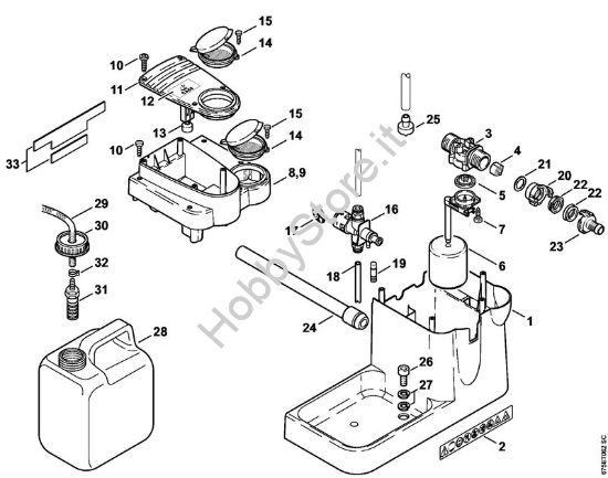 Cassetta acqua Idropulitrice elettrica (RE) RE 551 PLUS della marca STIHL