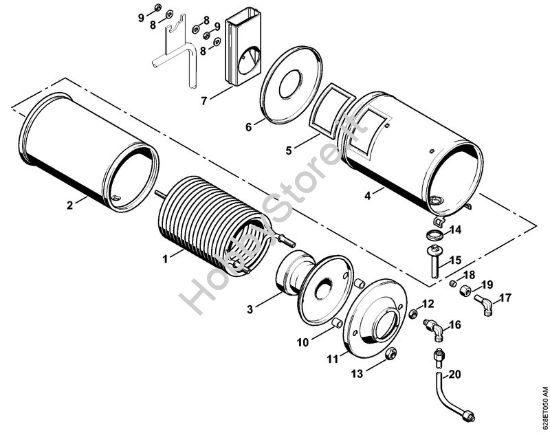 Scambiatore di calore Idropulitrice elettrica (RE) RE 560 W della marca STIHL