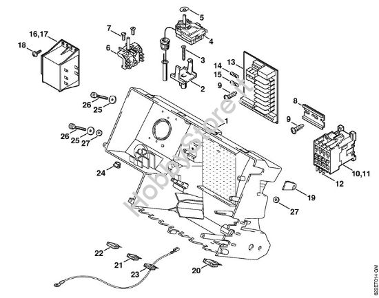 Cassetta di distribuzione Idropulitrice elettrica (RE) RE 580 W della marca STIHL