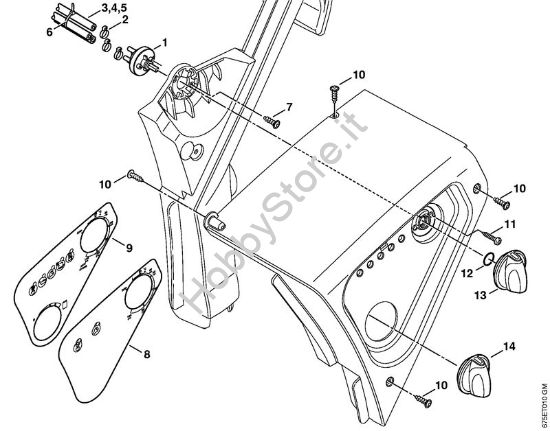 Quadro di controllo Idropulitrice elettrica (RE) RE 581 PLUS della marca STIHL