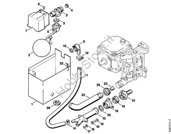 Cassetta acqua Idropulitrice elettrica (RE) RE 630 W della marca STIHL