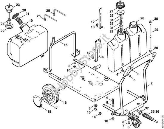 Carrello Idropulitrice elettrica (RE) RE 640 W della marca STIHL