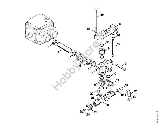 Pompa    X 22 947 954 (36.95) Idropulitrice elettrica (RE) RE 640 W della marca STIHL