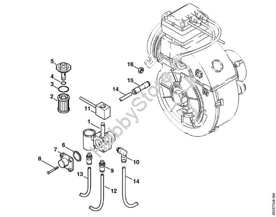 Pompa di alimentazione Idropulitrice elettrica (RE) RE 640 W della marca STIHL