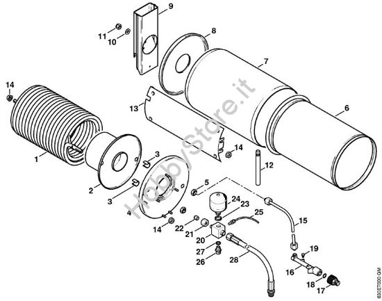 Scambiatore di calore Idropulitrice elettrica (RE) RE 640 W della marca STIHL