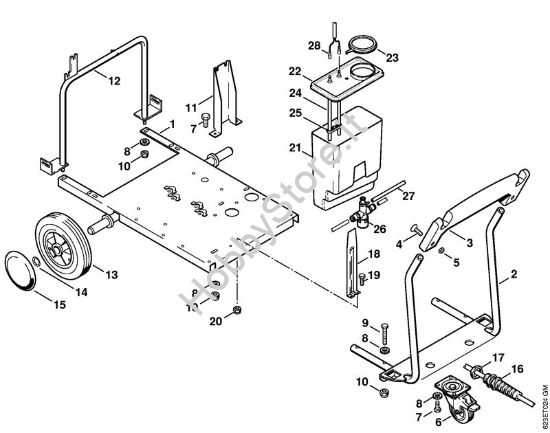 Carrello Idropulitrice elettrica (RE) RE 660 W della marca STIHL