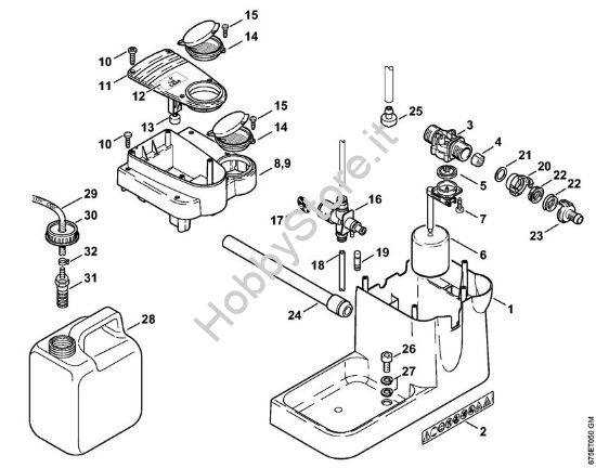 Cassetta acqua Idropulitrice elettrica (RE) RE 661 della marca STIHL