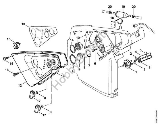Quadro di controllo Idropulitrice elettrica (RE) RE 661 della marca STIHL