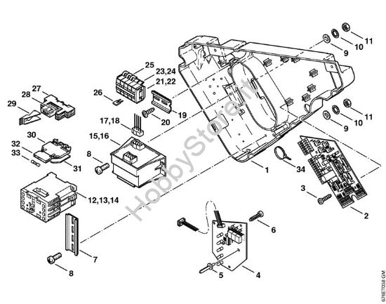 Cassetta di distribuzione Idropulitrice elettrica (RE) RE 661 PLUS della marca STIHL