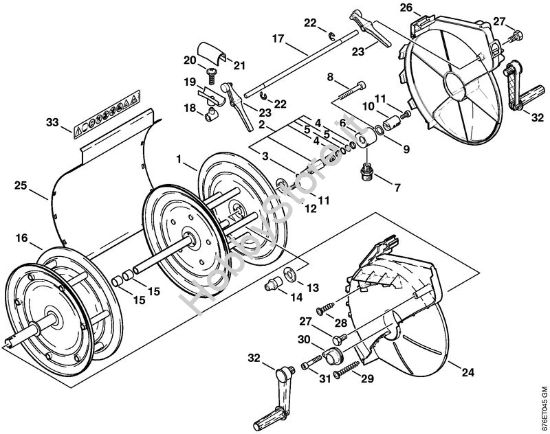 Tamburo avvolgi-flessibile Idropulitrice elettrica (RE) RE 661 PLUS della marca STIHL