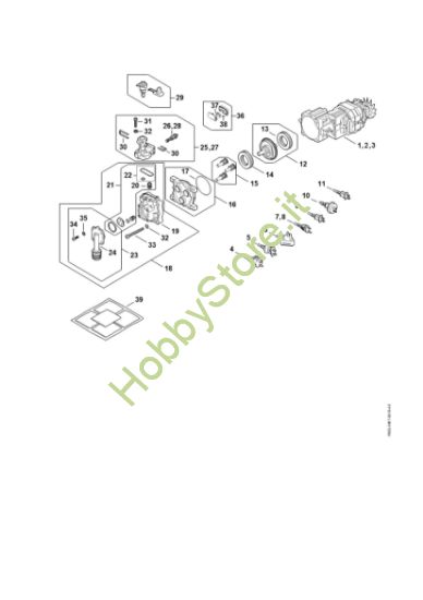 Picture of Elettromotore, Cavo di collegamento, Blocco valvola, Pompa RE 80.0 X