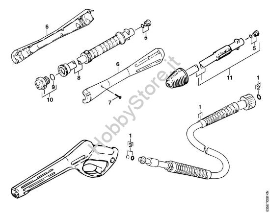 Accessori a richiesta Idropulitrice elettrica (RE) RE 820 KM della marca STIHL
