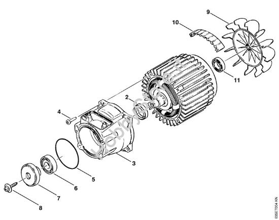 Elettromotore 220 V Idropulitrice elettrica (RE) RE 820 KM della marca STIHL