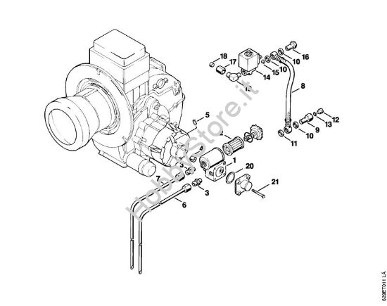 Pompa di alimentazione Idropulitrice elettrica (RE) RE 830 W della marca STIHL