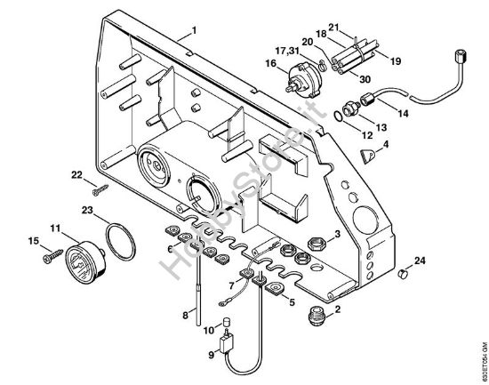 Cassetta di distribuzione Idropulitrice elettrica (RE) RE 840 W della marca STIHL