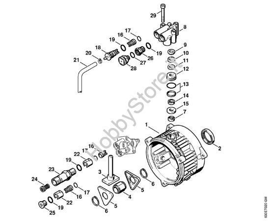 Corpo pompa Idropulitrice elettrica (RE) RE 840 W della marca STIHL