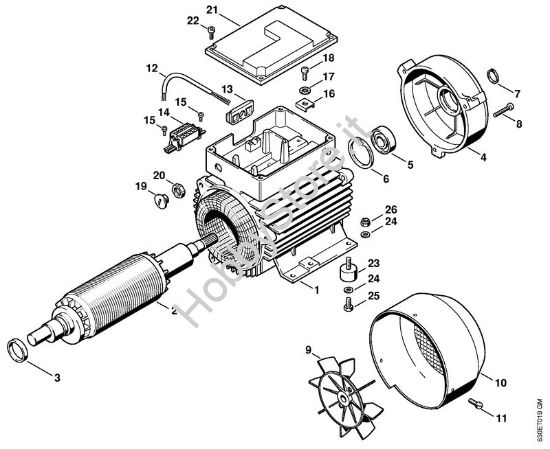 Elettromotore Idropulitrice elettrica (RE) RE 840 W della marca STIHL