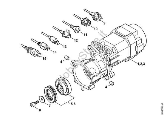 Elettromotore, Cavo di collegamento Idropulitrice elettrica (RE) RE 88 della marca STIHL