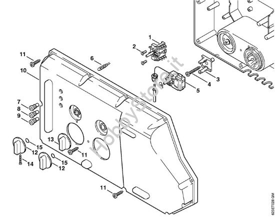 Quadro di controllo Idropulitrice elettrica (RE) RE 880 W della marca STIHL
