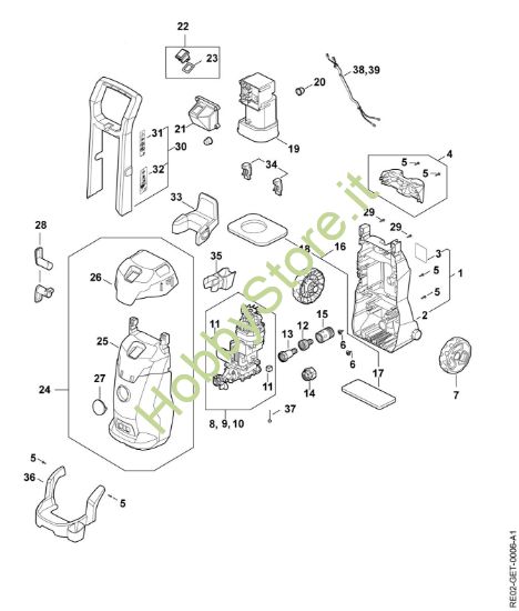 Picture of Carrello, Condotto aria, Cappottatura, Scatola interruttore RE 90.0