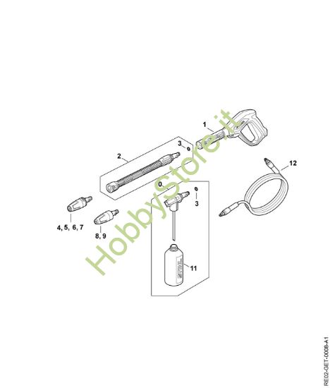 Picture of Pistola, tubo nebulizzatore RE 90.0