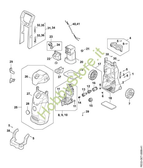 Picture of Carrello, Condotto aria, Cappottatura, Scatola interruttore RE 90.0 PLUS