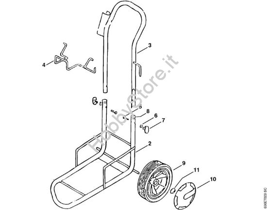 Carrello Idropulitrice elettrica (RE) RE 900 KM della marca STIHL